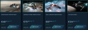 Star Citizen Starter Game Packages